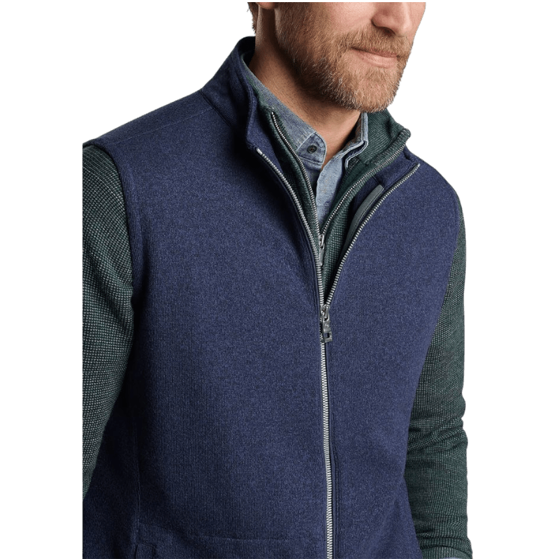 Peter Millar Men's Crown Sweater Fleece Vest - Vests - SwagWear