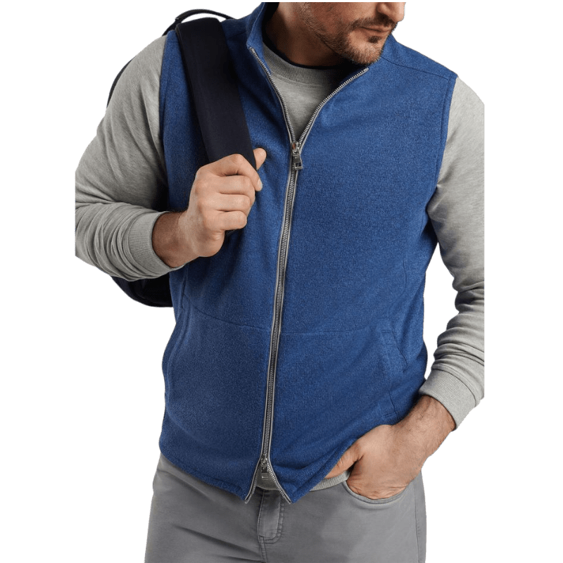 Peter Millar Men's Crown Sweater Fleece Vest - Vests - SwagWear