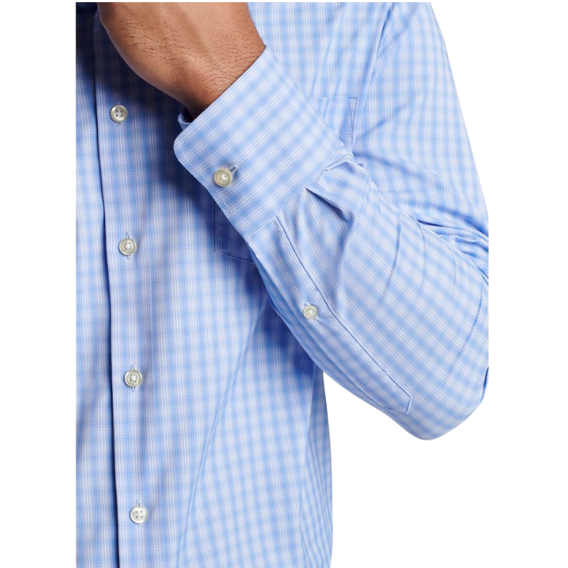 Peter Millar Men's Hawkes Performance Twill Sport Shirt