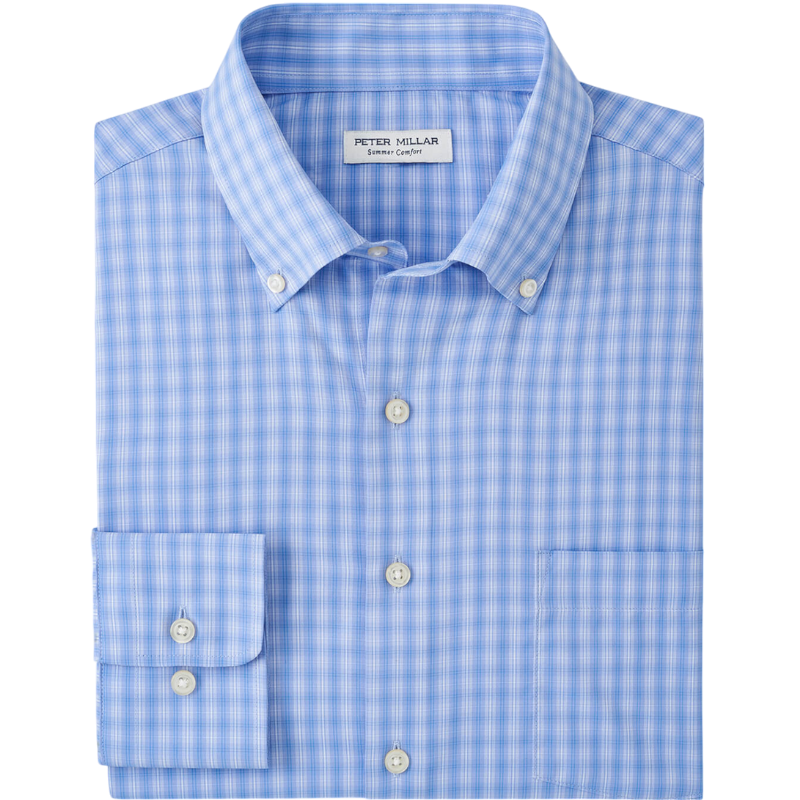 Peter Millar Men's Hawkes Performance Twill Sport Shirt