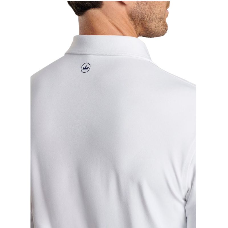 Peter Millar Men's Lyons Performance Jersey Long-Sleeve Polo