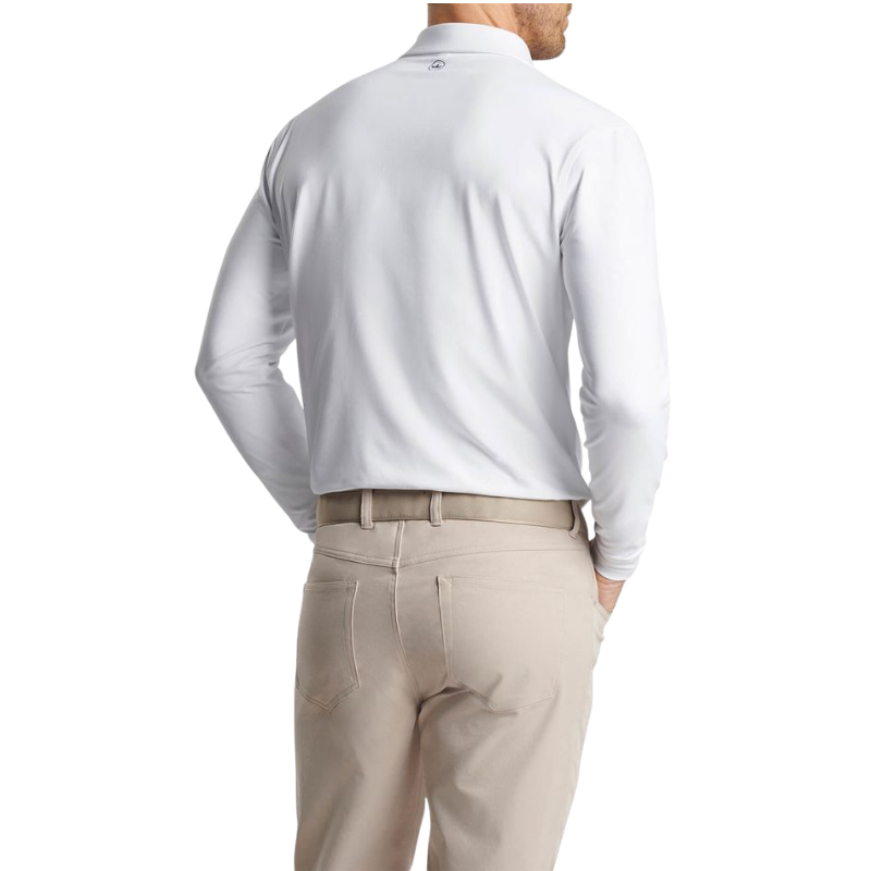 Peter Millar Men's Lyons Performance Jersey Long-Sleeve Polo
