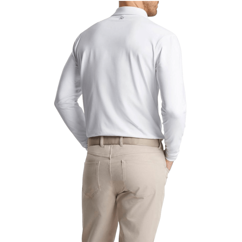 Peter Millar Men's Lyons Performance Jersey Long-Sleeve Polo - Polos - SwagWear