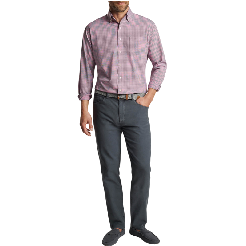 Peter Millar Men's Murray Performance Poplin Sport Shirt