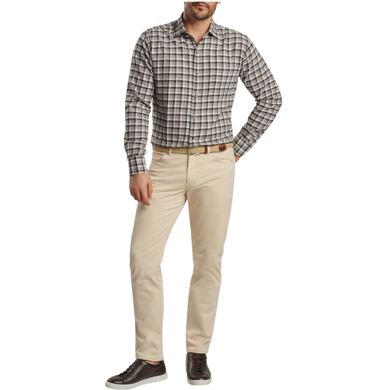 Peter Millar Men's North Bay Cotton Sport Shirt