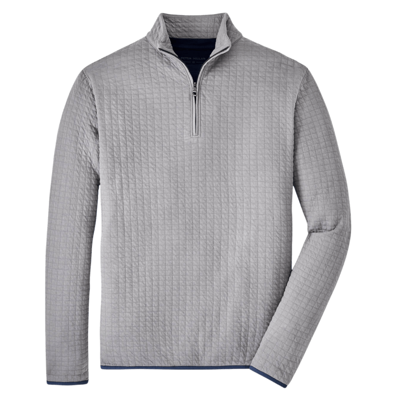 Peter Millar Men's Quad Quilted Quarter-Zip - Pullovers - SwagWear