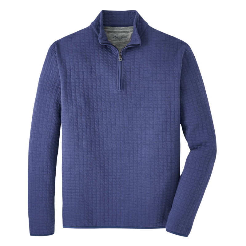 Peter Millar Men's Quad Quilted Quarter-Zip - Pullovers - SwagWear