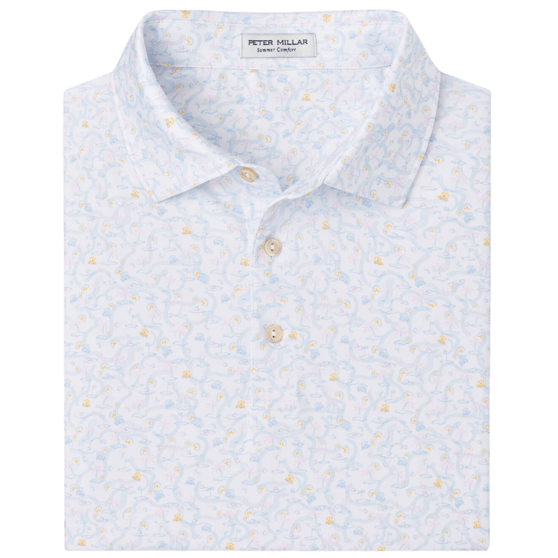 Peter Millar Men's Sandtrapped Performance Jersey Polo - Polos - SwagWear