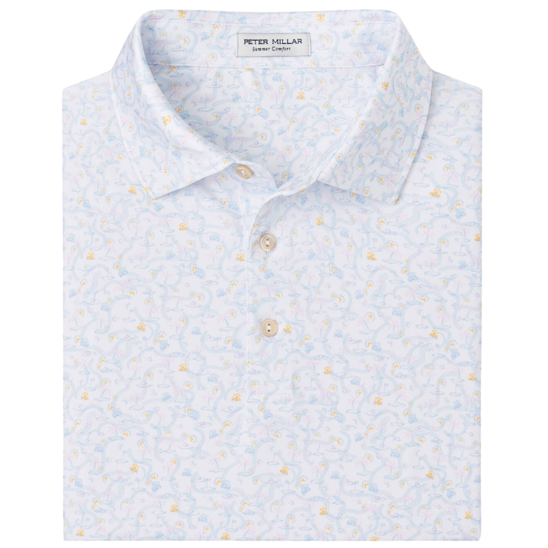 Peter Millar Men's Sandtrapped Performance Jersey Polo