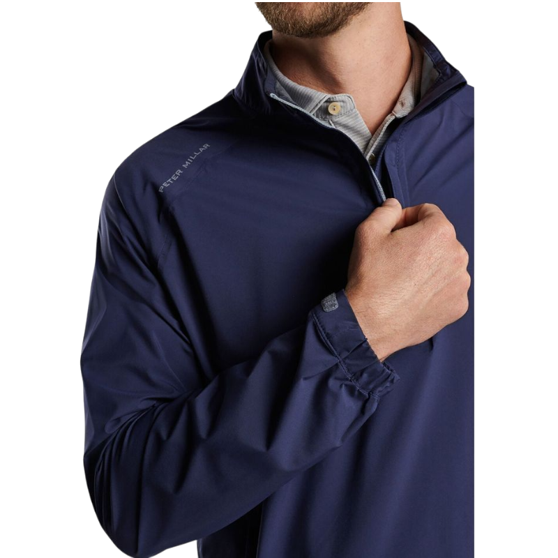 Peter Millar Men's Shield Rain Shell Half-Zip Jacket