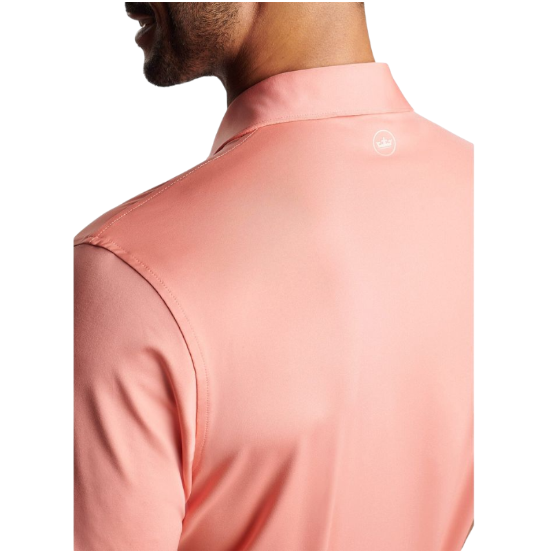 Peter Millar Men's Solid Performance Polo - Self Collar