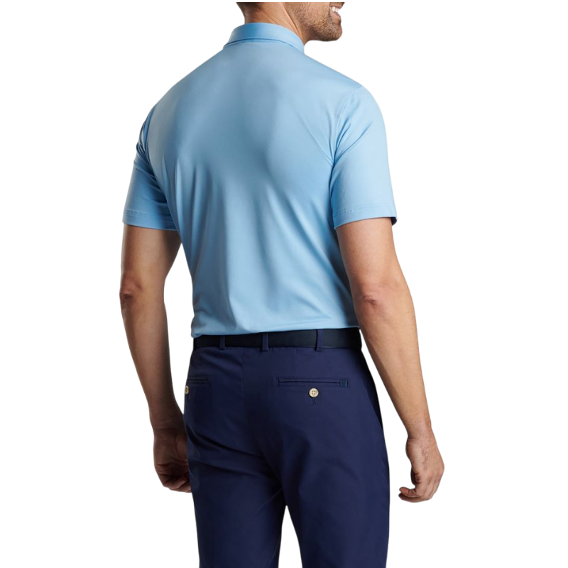 Peter Millar Men's Solid Performance Polo - Self Collar