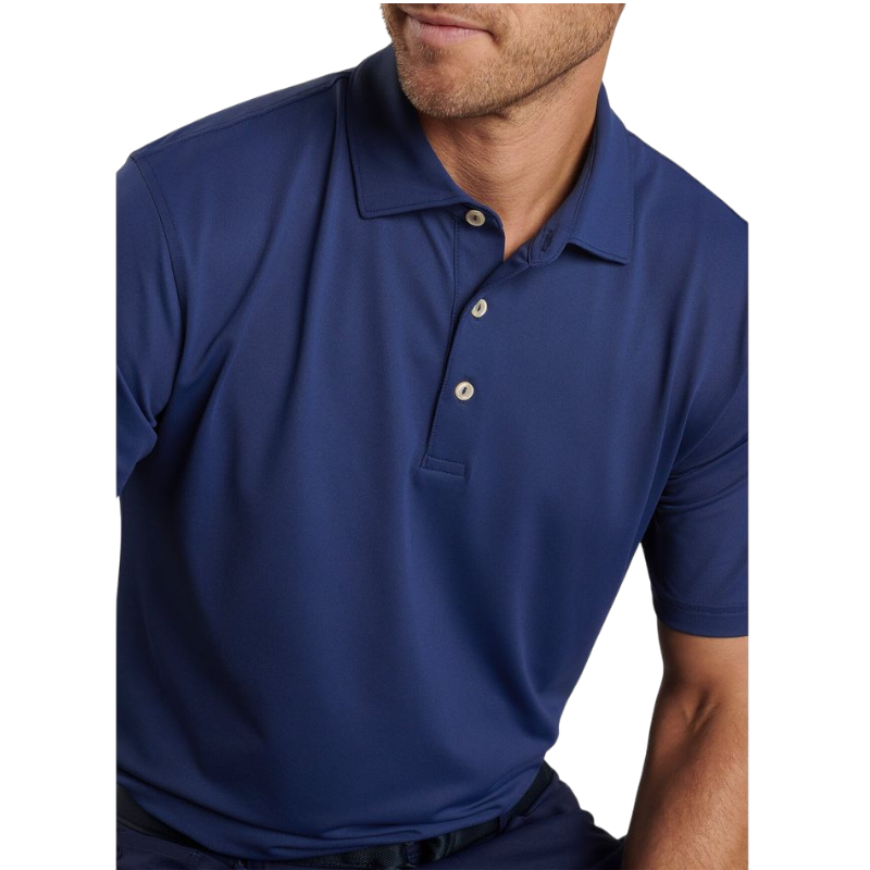 Peter Millar Men's Solid Stretch Polo