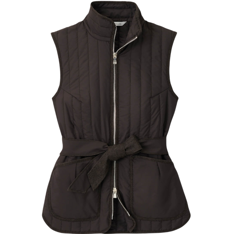 Peter Millar Women's Scout Quilted Travel Vest With Tie