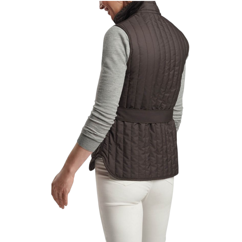 Peter Millar Women's Scout Quilted Travel Vest With Tie