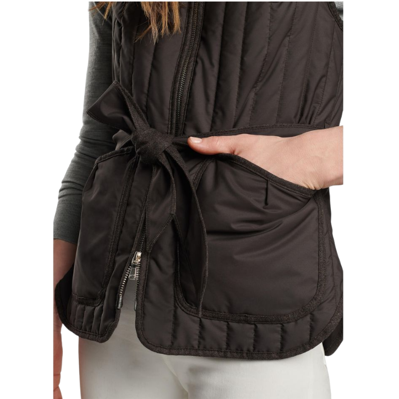 Peter Millar Women's Scout Quilted Travel Vest With Tie