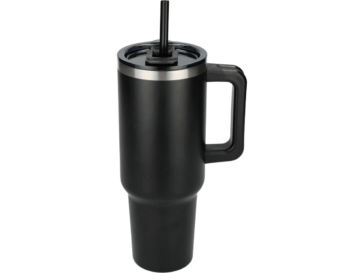 Pinnacle 40 oz Vacuum Insulated Eco-Friendly Travel Tumbler With Straw - Travel Tumblers - SwagWear