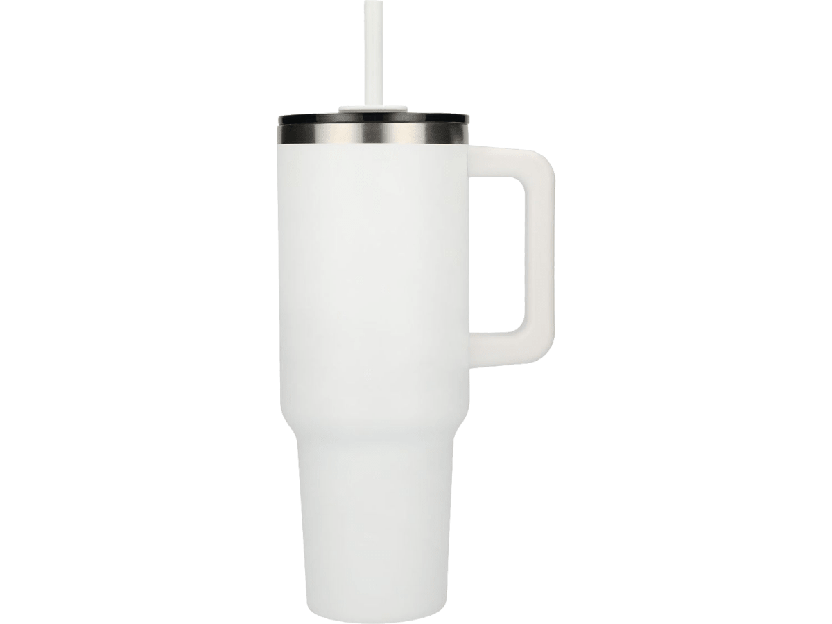 Pinnacle 40 oz Vacuum Insulated Eco-Friendly Travel Tumbler With Straw - Travel Tumblers - SwagWear