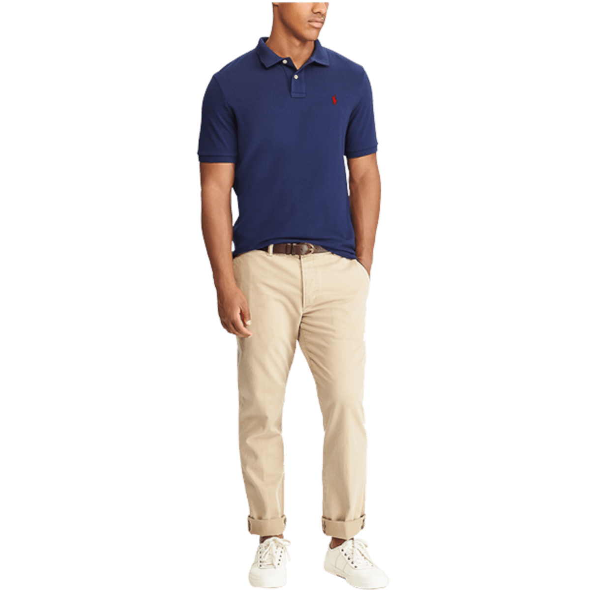 Polo Classic Fit Mesh Polo - Polos - SwagWear