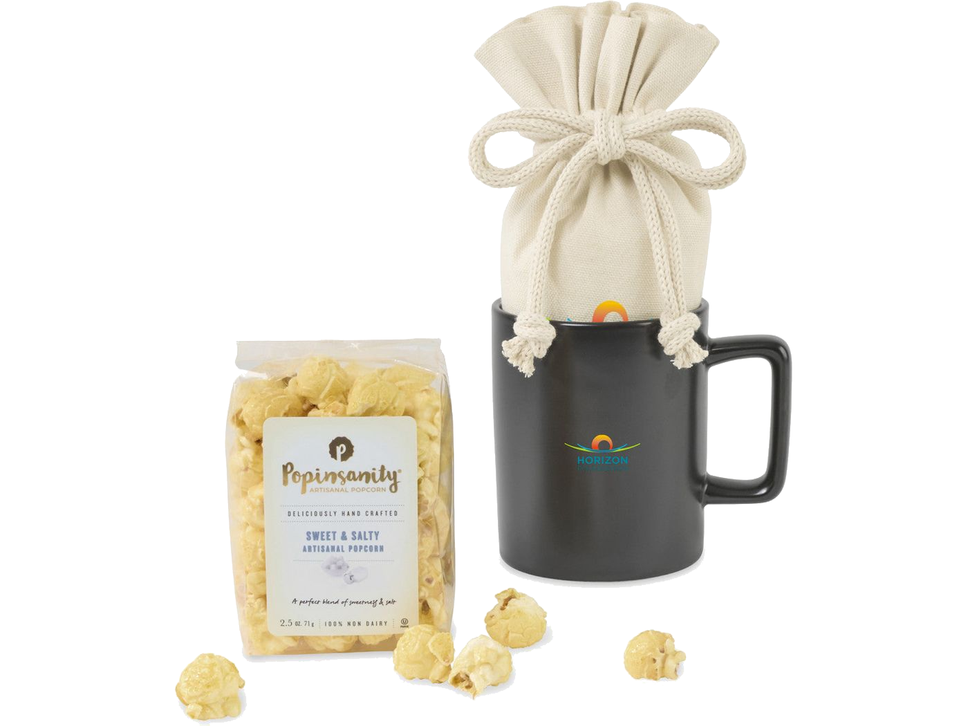 Poppinsanity Artisanal Popcorn Mug Stuffer - Food Gift Sets