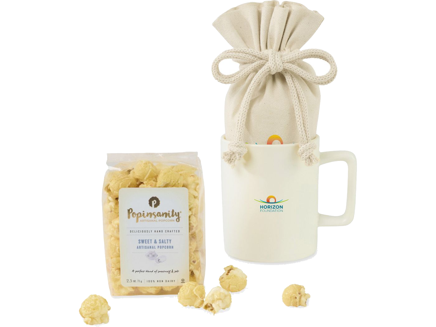 Poppinsanity Artisanal Popcorn Mug Stuffer - Food Gift Sets
