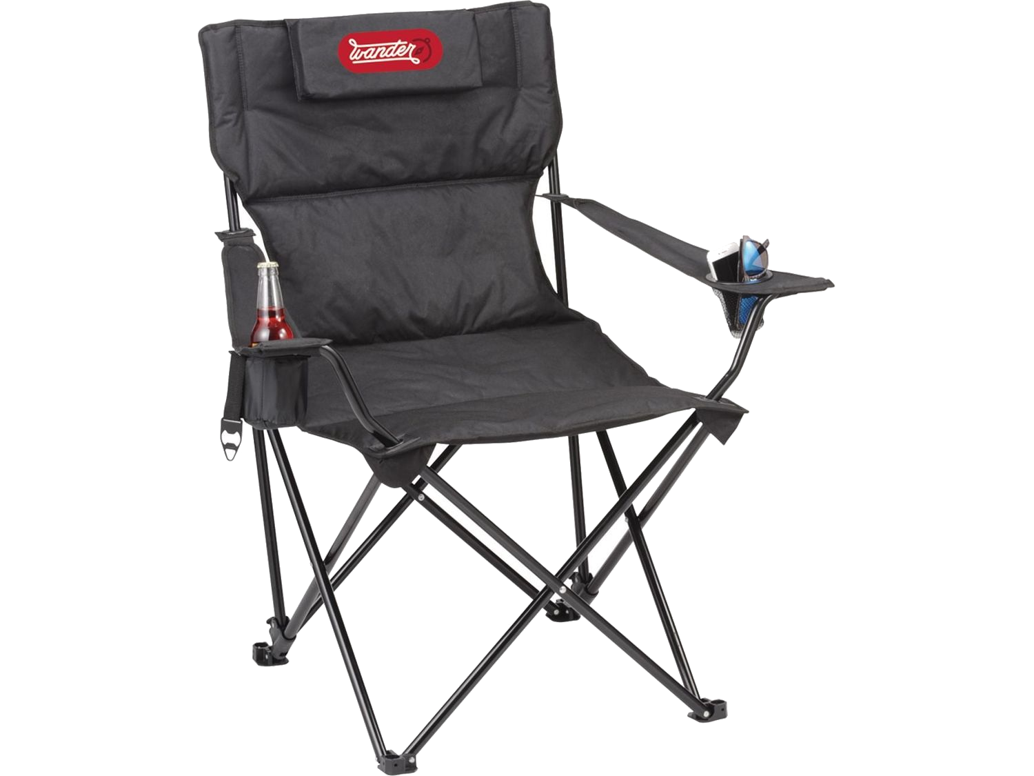 Premium Padded Foldable Outdoor Reclining Camping Chair (400lb Capacity) - Folding Chairs