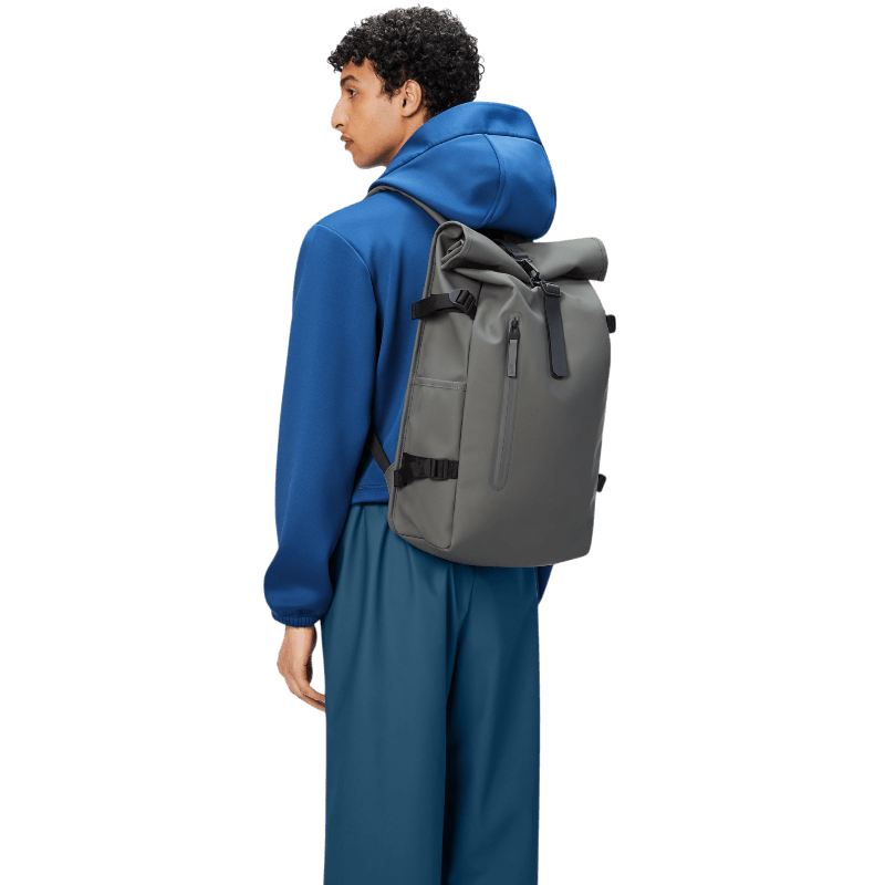 RAINS Rolltop Rucksack Large - Backpacks - SwagWear