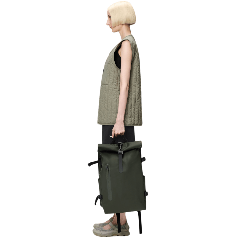 RAINS Rolltop Rucksack Large - Backpacks - SwagWear