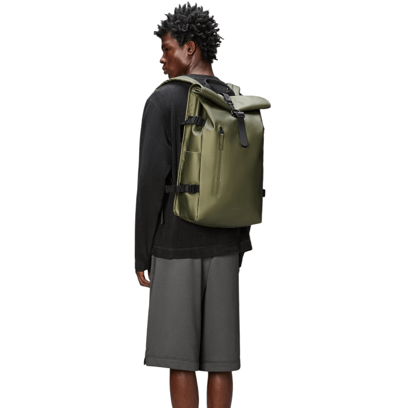 RAINS Rolltop Rucksack Large - Backpacks - SwagWear