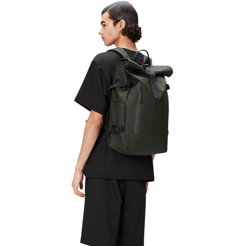 RAINS Rolltop Rucksack Large - Backpacks - SwagWear