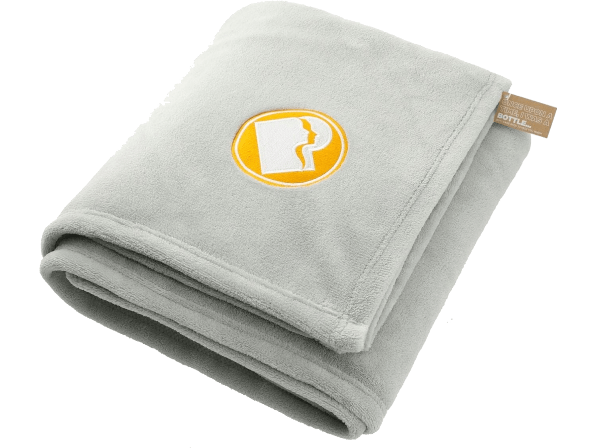 Recycled PET Oversized Coral Fleece Blanket - Blankets - SwagWear