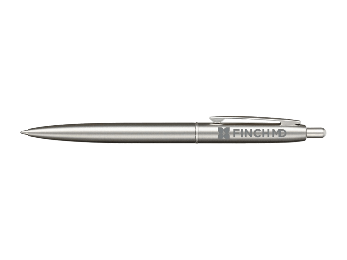 Recycled Stainless Steel Ballpoint Pen - Ballpoint Pens - SwagWear