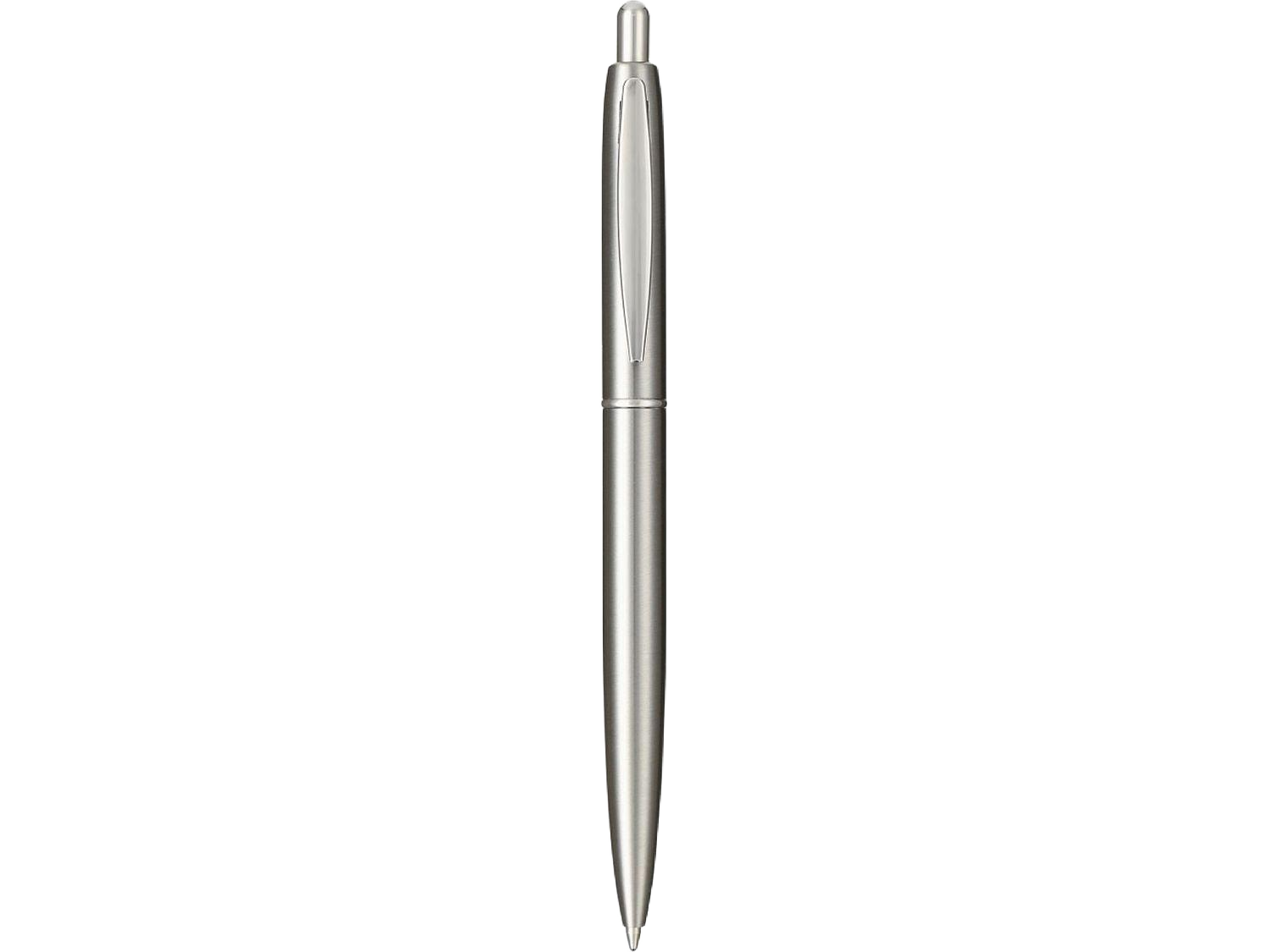 Recycled Stainless Steel Ballpoint Pen - Silver - Ballpoint Pens
