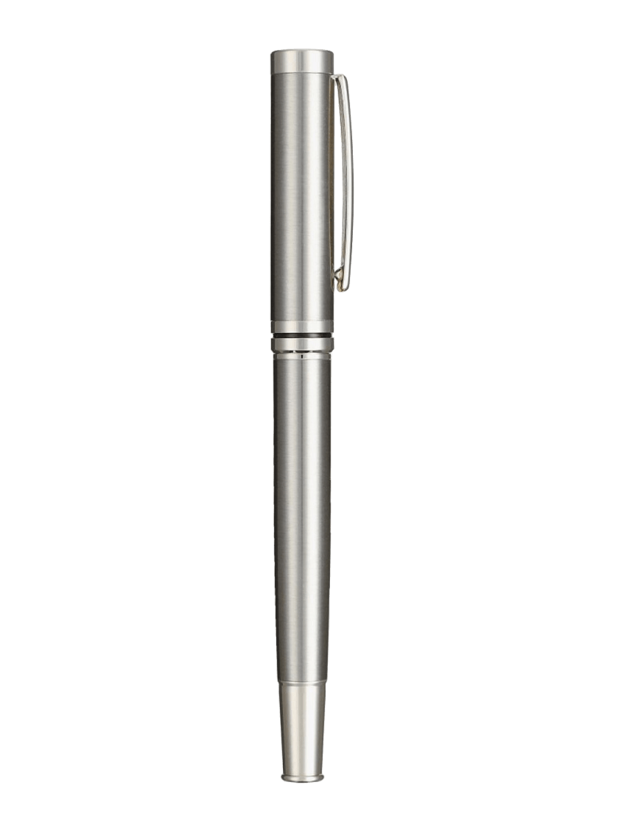 Recycled Stainless Steel Rollerball Pen - Roller Ball Pens - SwagWear
