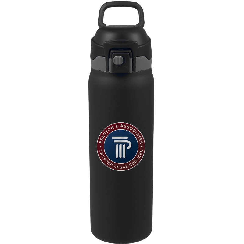 Rhine 2 - in - 1 Vacuum Eco - Friendly Bottle 30 oz - Water Bottles - SwagWear