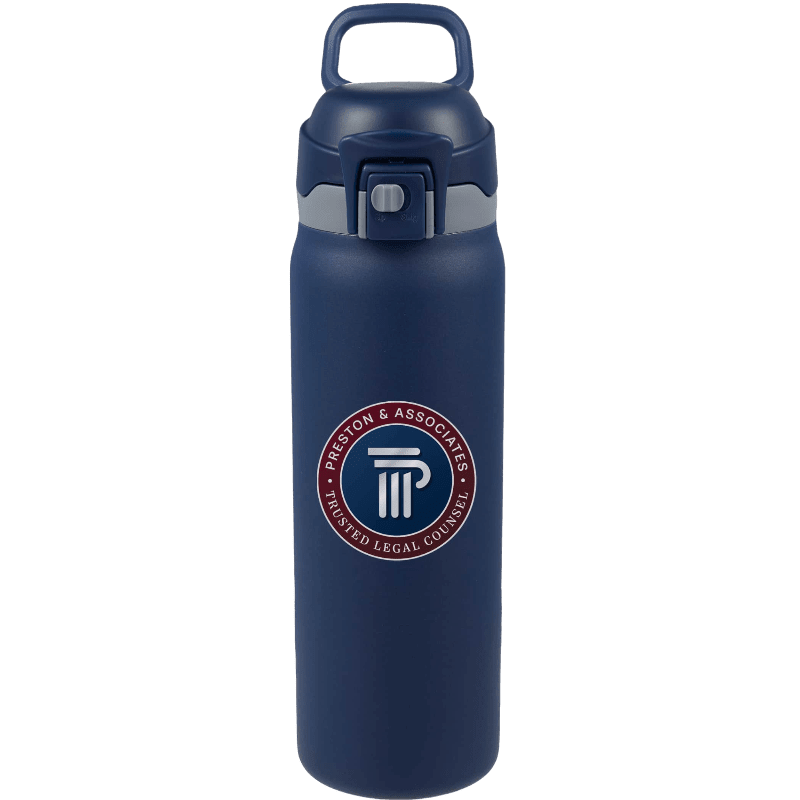 Rhine 2-in-1 Vacuum Eco-Friendly Bottle 30 oz - Water Bottles - SwagWear