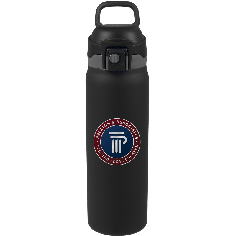 Rhine 2-in-1 Vacuum Eco-Friendly Bottle 30 oz - Water Bottles - SwagWear