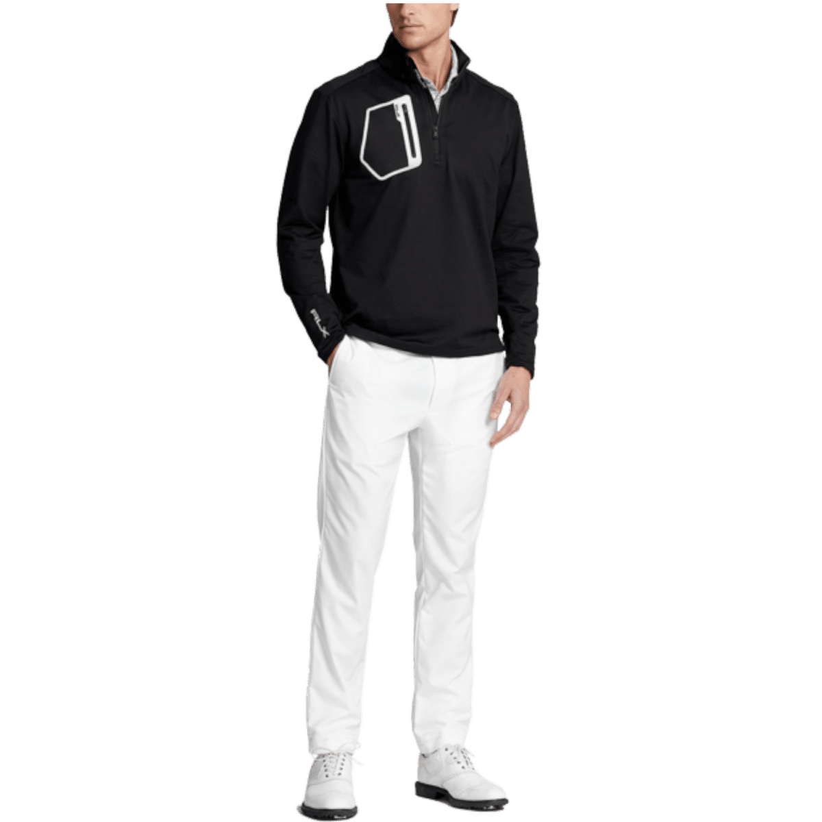 RLX Brushed Back Tech Jersey ¼ Zip With Reflective Pocket - Pullovers - SwagWear