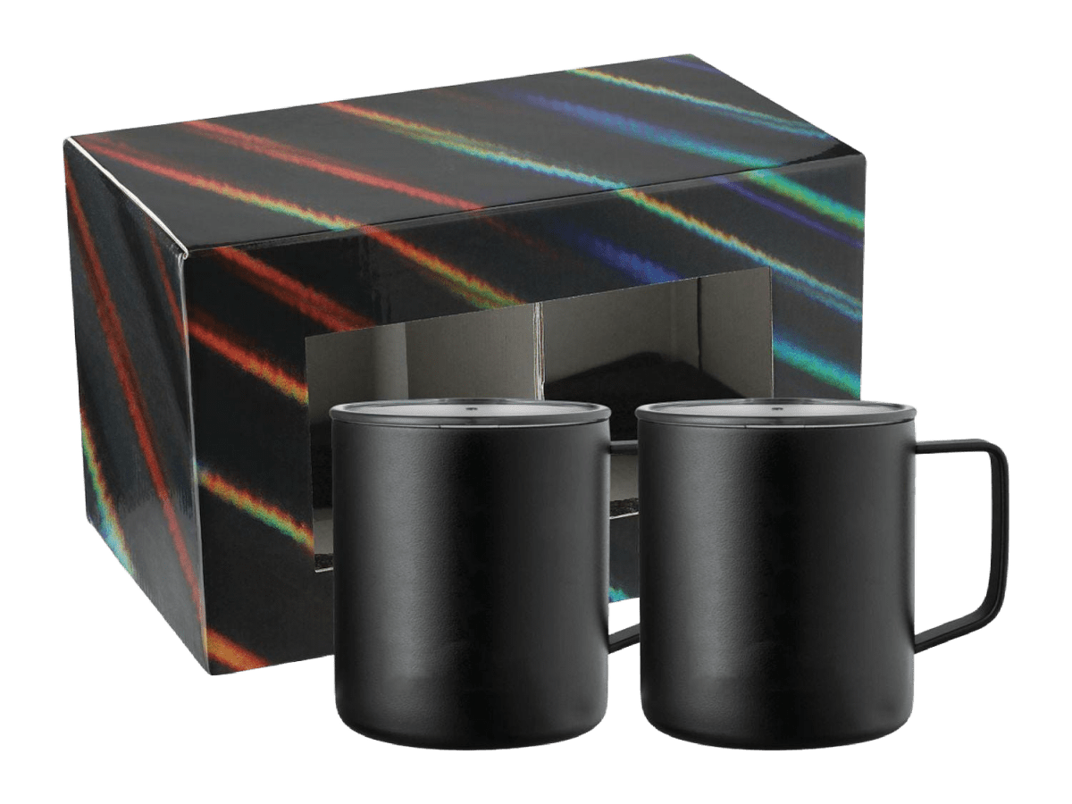 Rover Camp Mug 14oz 2 in 1 Gift Set - Drinkware Sets - SwagWear