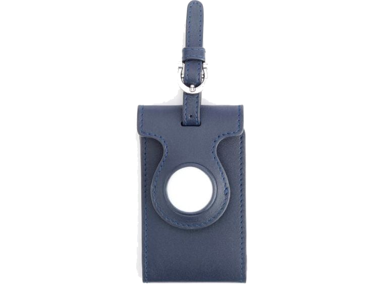 Royce AirTag Holder Trackable Luggage Tag - Blue - Luggage Tags