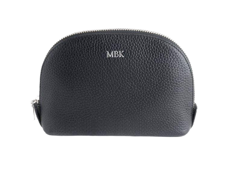 Royce Compact Cosmetic Bag - Black - Cosmetic Bags