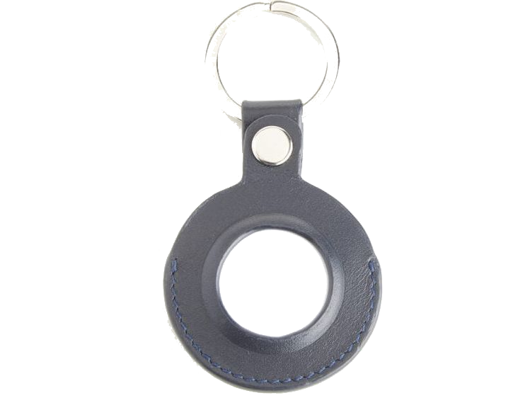 Royce Leather Air Tag Holder Key Chain - Tan - Key Chains