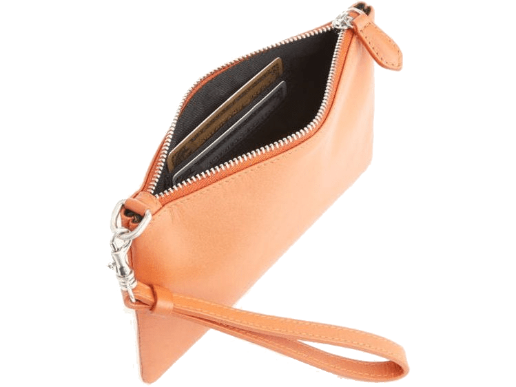 Royce Leather Zip Wristlet - Wristlets - SwagWear