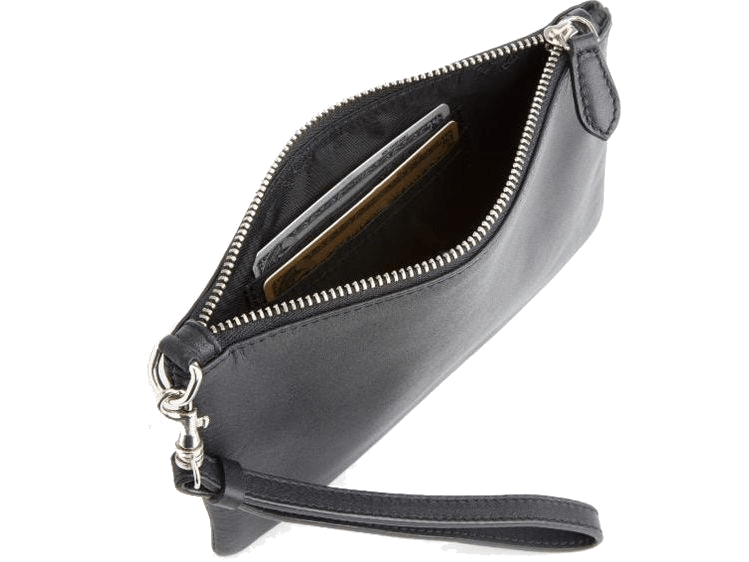 Royce Leather Zip Wristlet - Wristlets - SwagWear