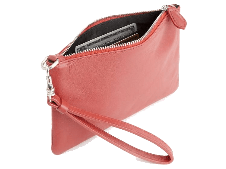 Royce Leather Zip Wristlet - Wristlets - SwagWear
