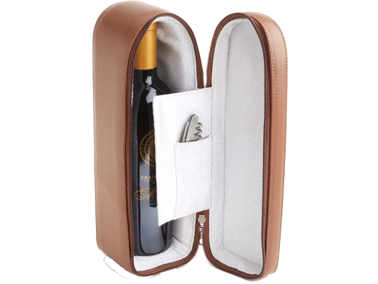 Royce Single Wine Carrying Case - Wine Totes