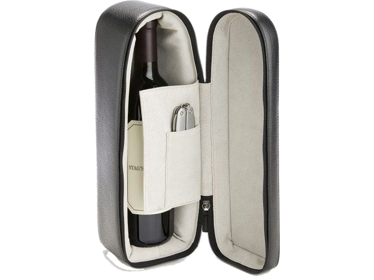 Royce Single Wine Carrying Case - Wine Totes