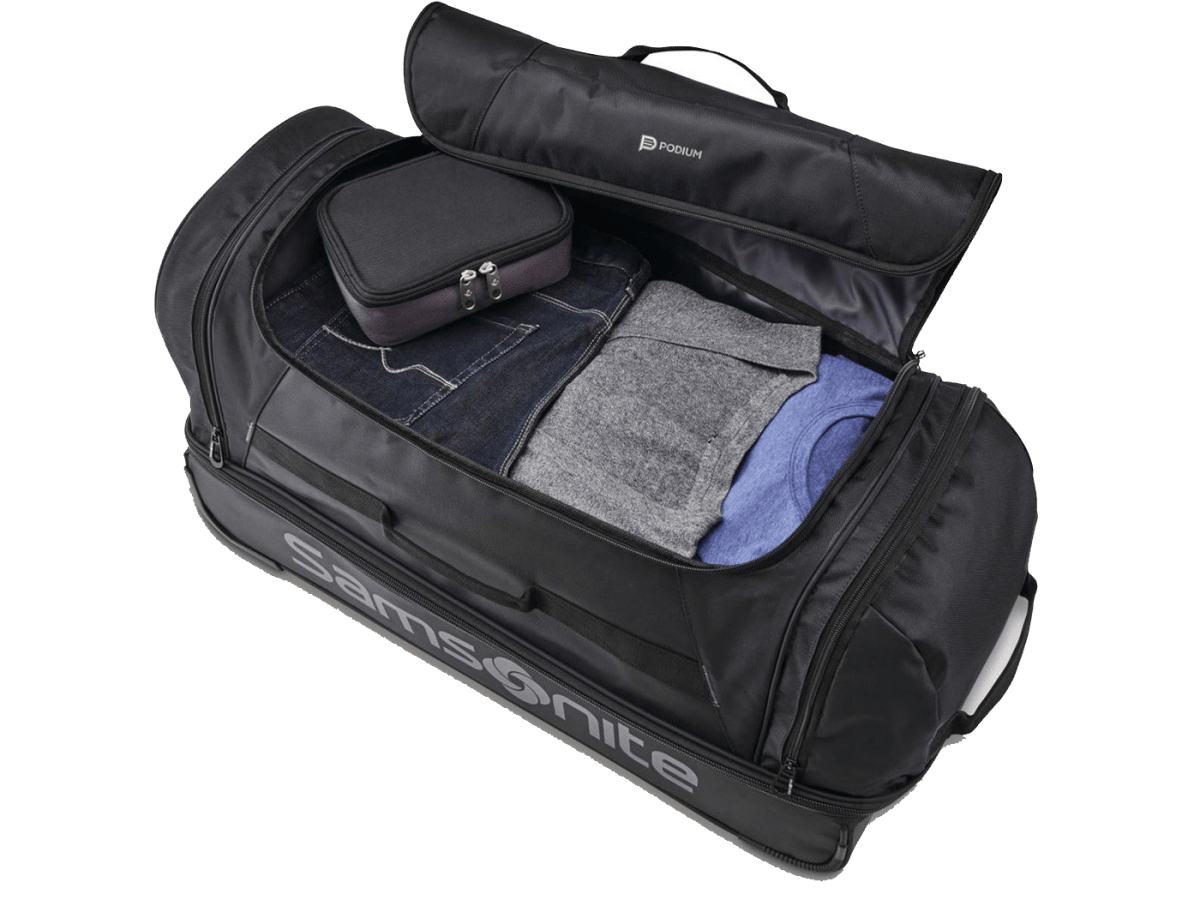 Samsonite Andante 2 28" Drop Bottom Wheeled Duffel - Rolling Duffel Bags - SwagWear