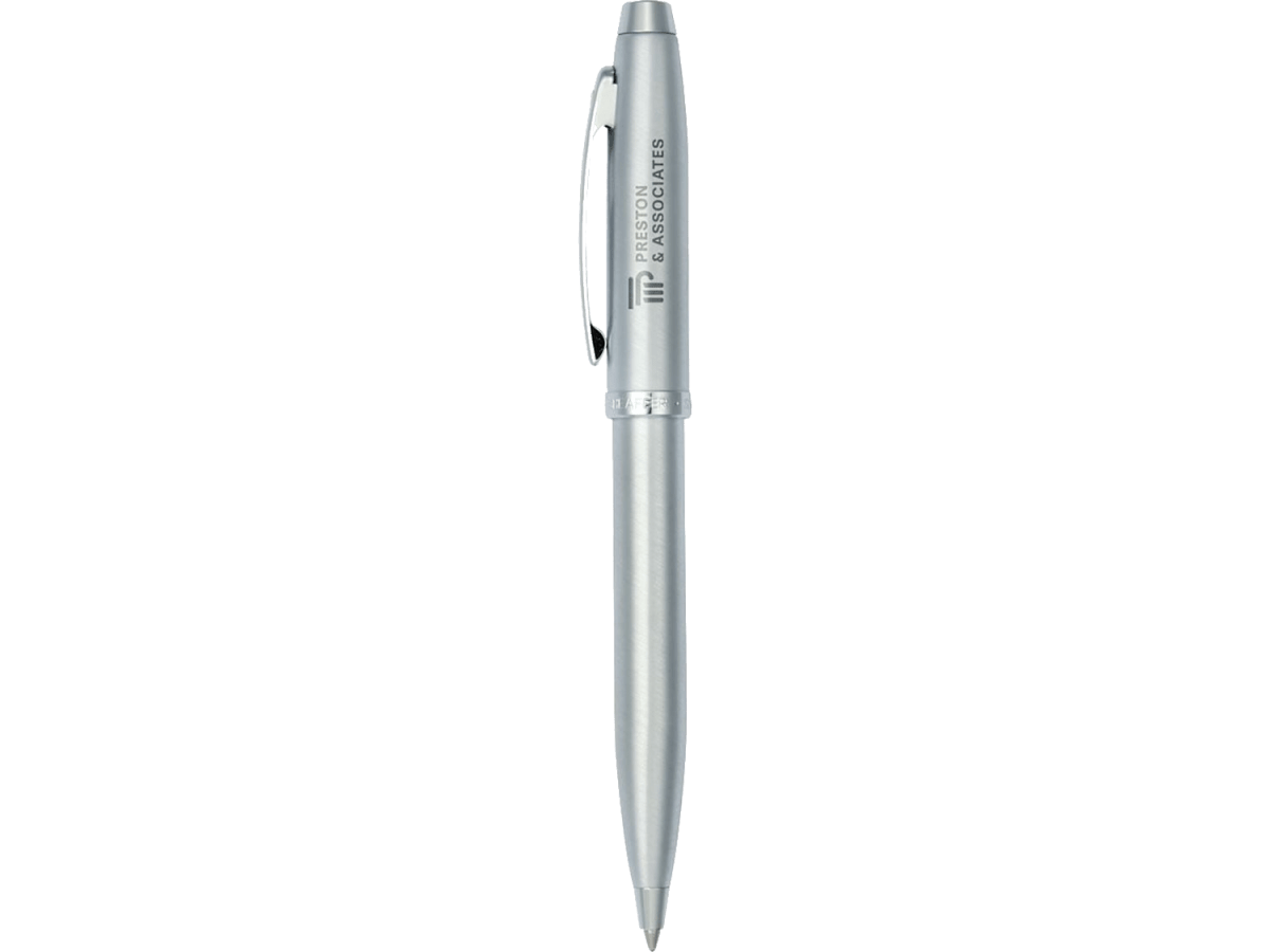 Sheaffer® 100 Brushed Chrome Ballpoint - Ballpoint Pens - SwagWear