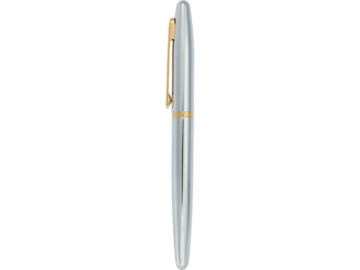 Sheaffer® VFM Polished Chrome with Gold Roller Ball - Roller Ball Pens - SwagWear